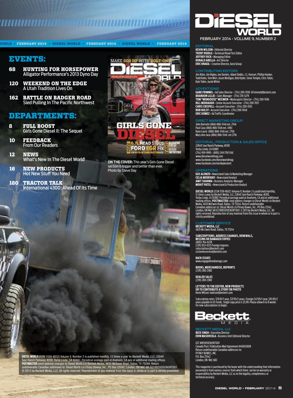 Diesel World Preview Pages