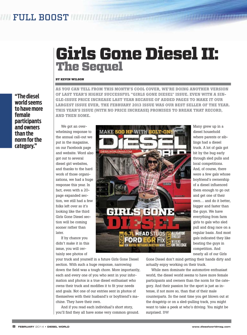 Diesel World Preview Pages