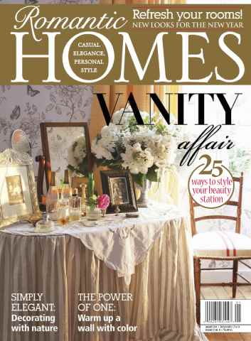 Romantic Homes issue January 2014