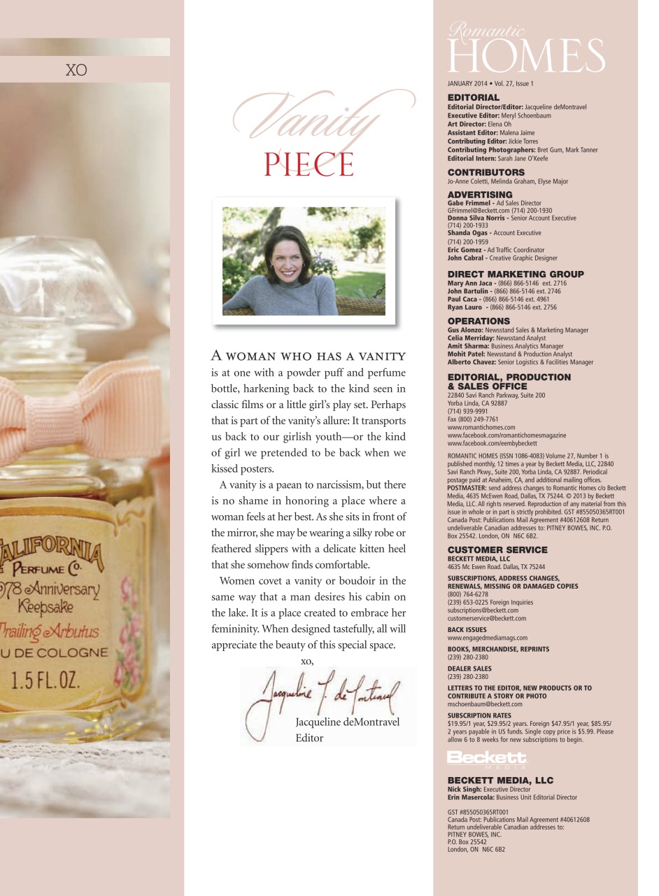 Romantic Homes Preview Pages