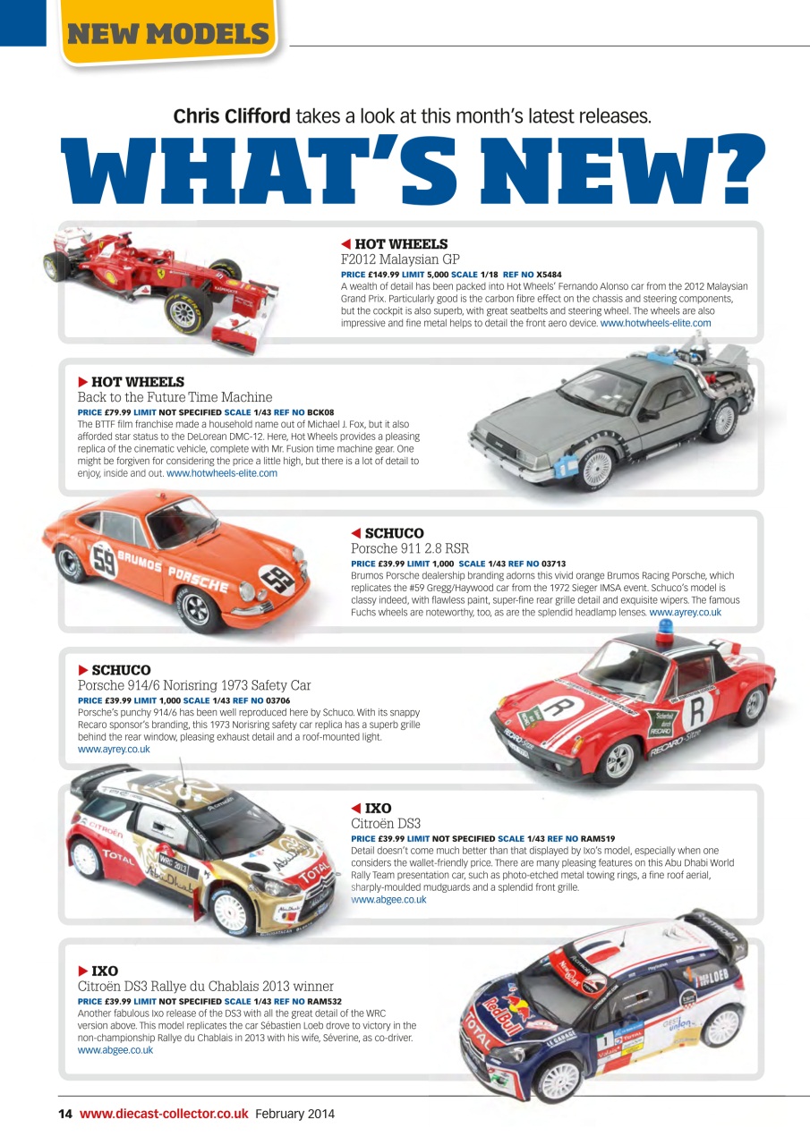 Diecast Collector Preview Pages