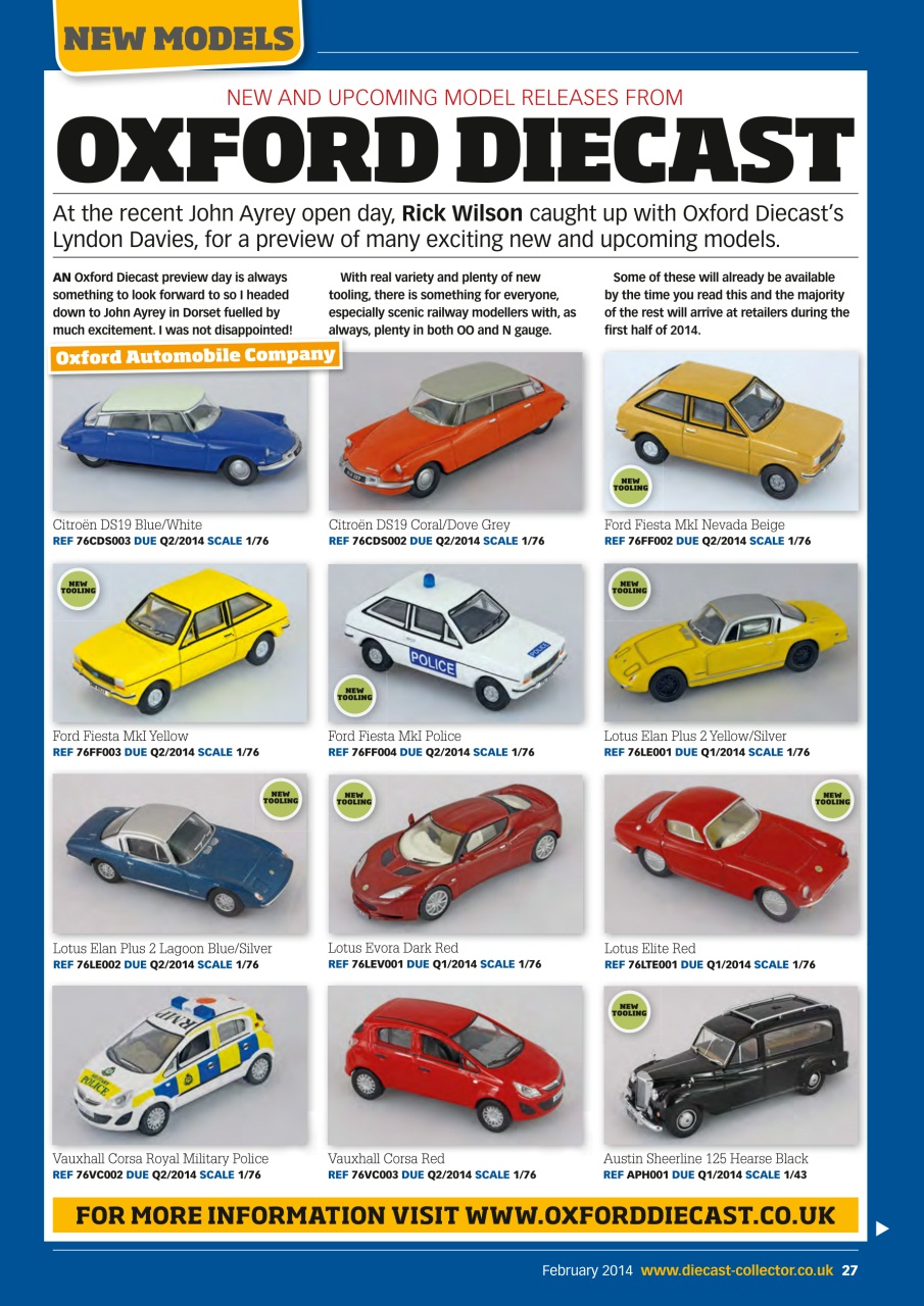 Diecast Collector Preview Pages