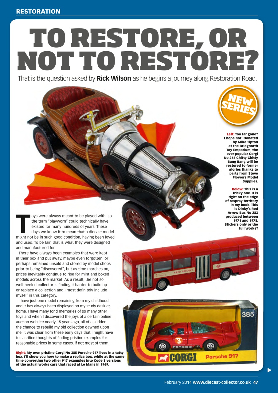 Diecast Collector Preview Pages