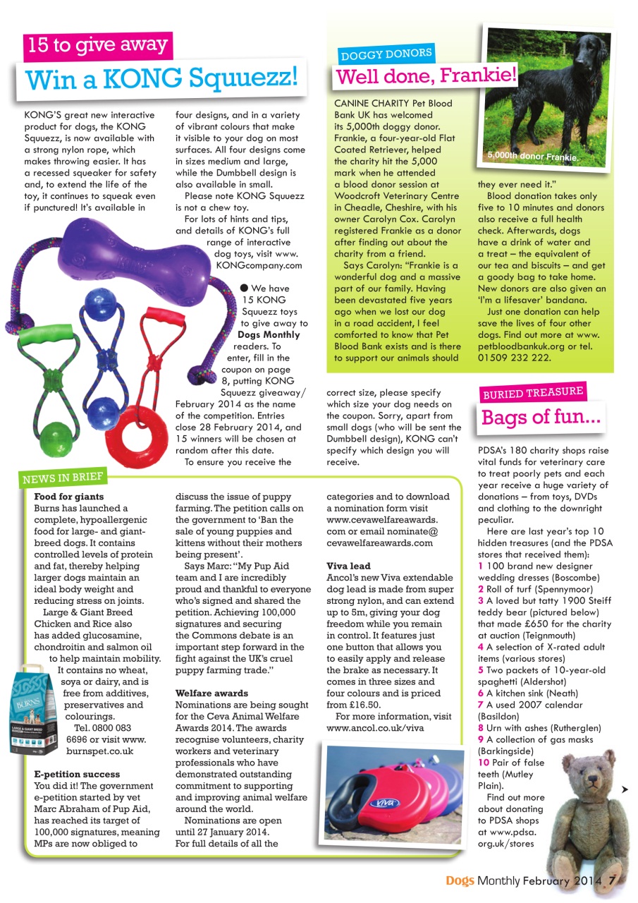 Dogs Monthly Preview Pages