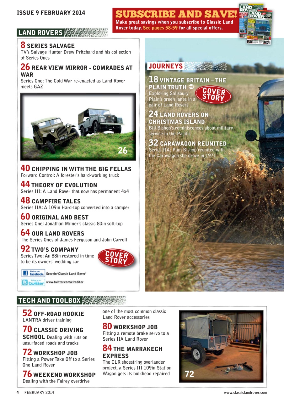 Classic Land Rover Magazine Preview Pages