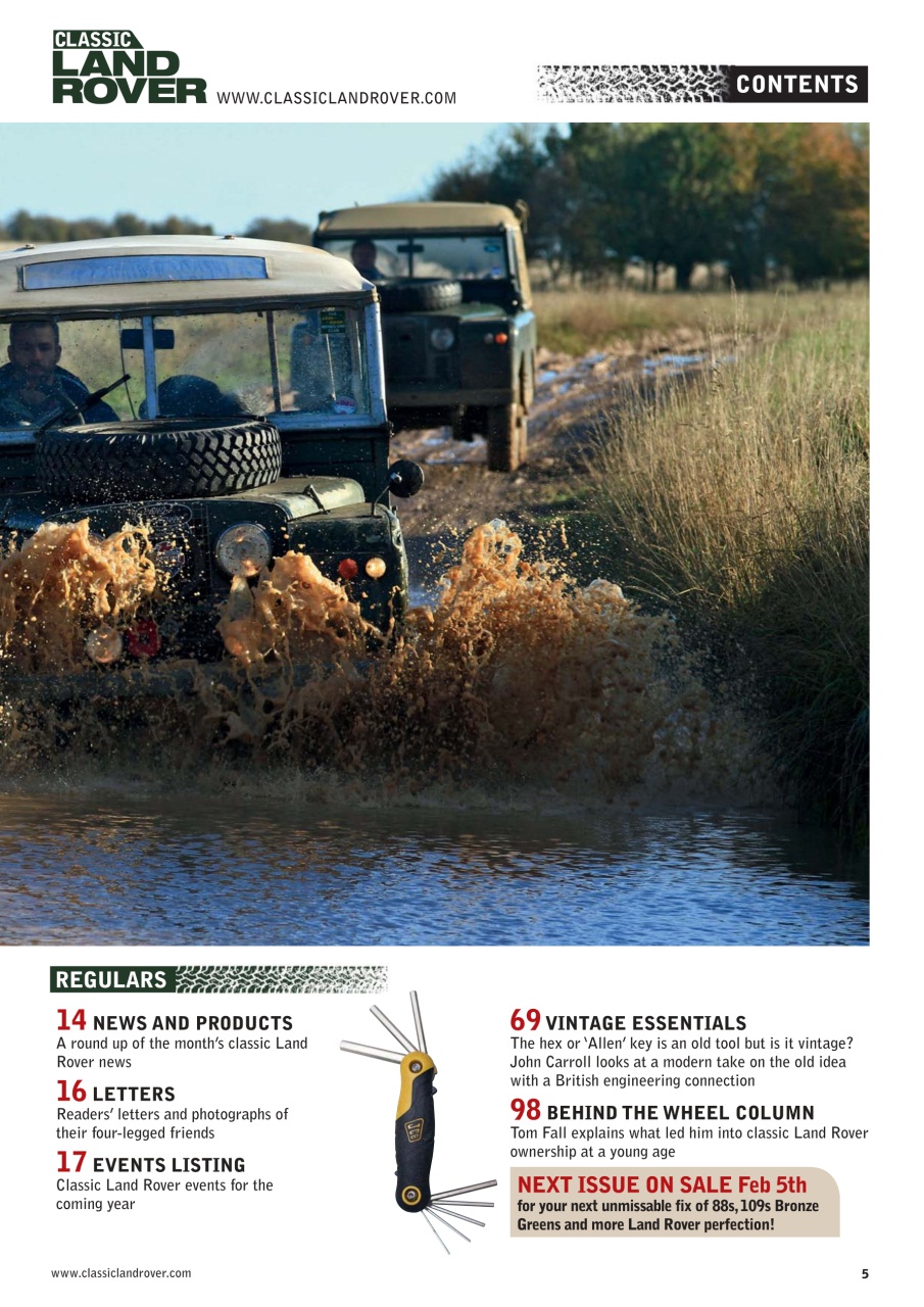 Classic Land Rover Magazine Preview Pages