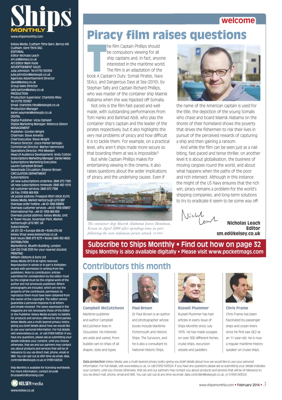 Ships Monthly Preview Pages