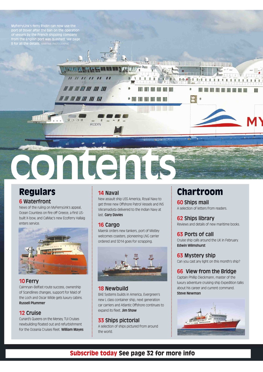 Ships Monthly Preview Pages