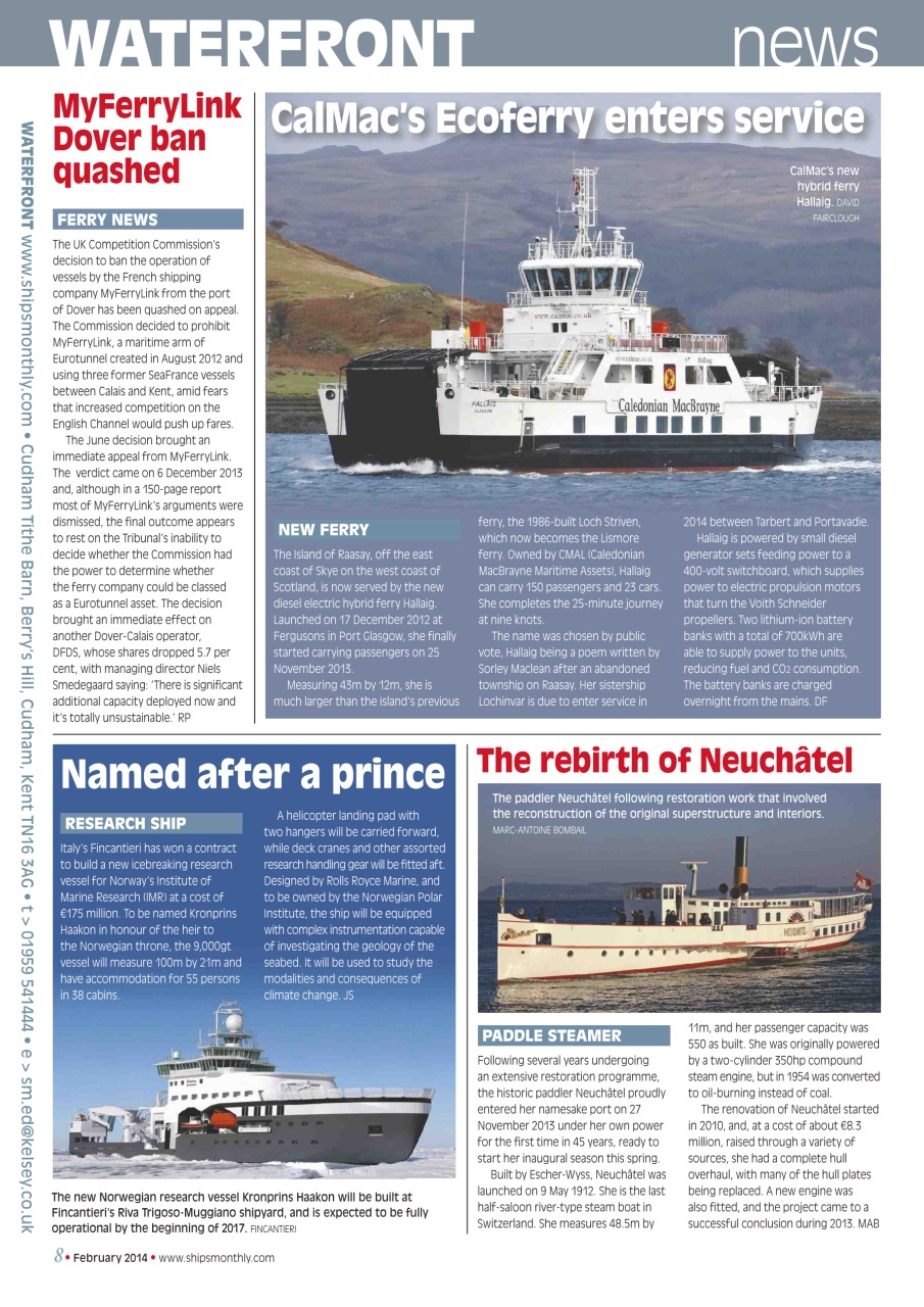 Ships Monthly Preview Pages
