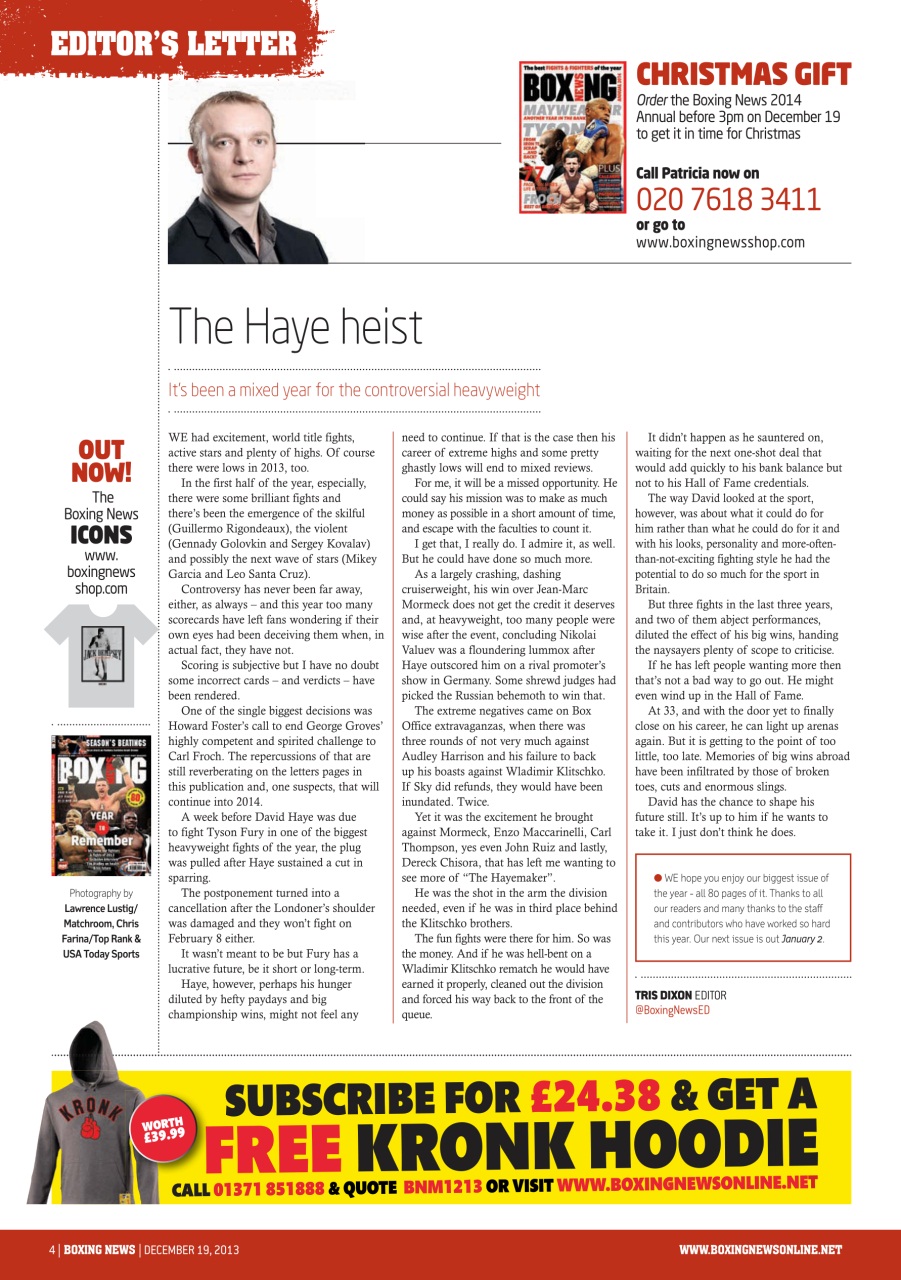 Boxing News Preview Pages