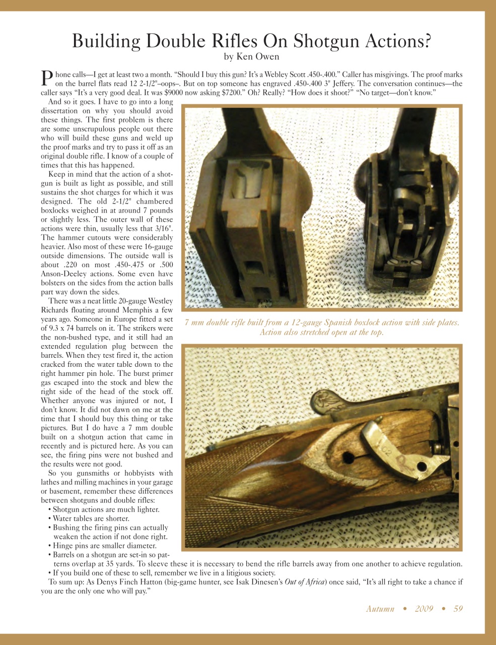 Double Gun Journal Preview Pages