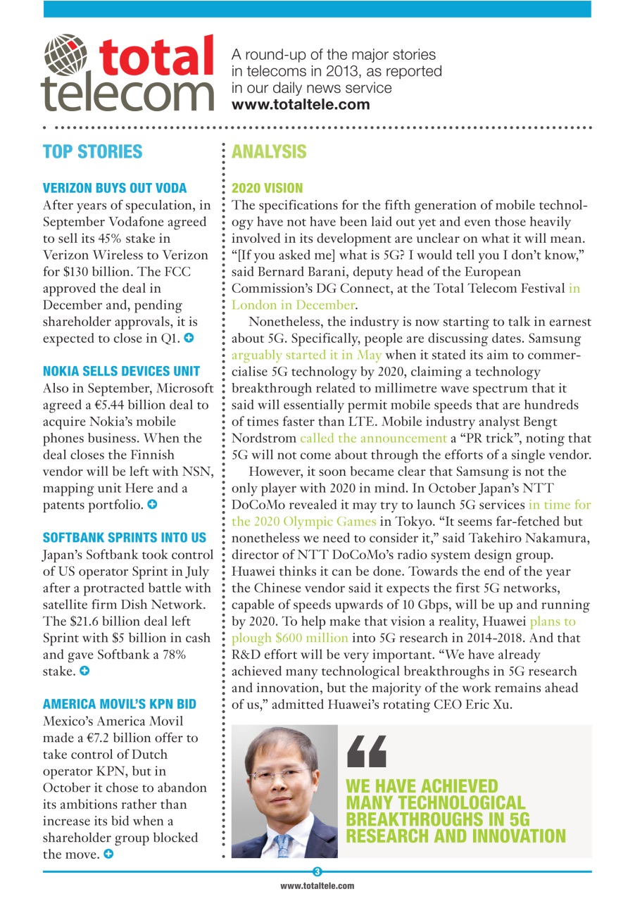 Total Telecom Preview Pages