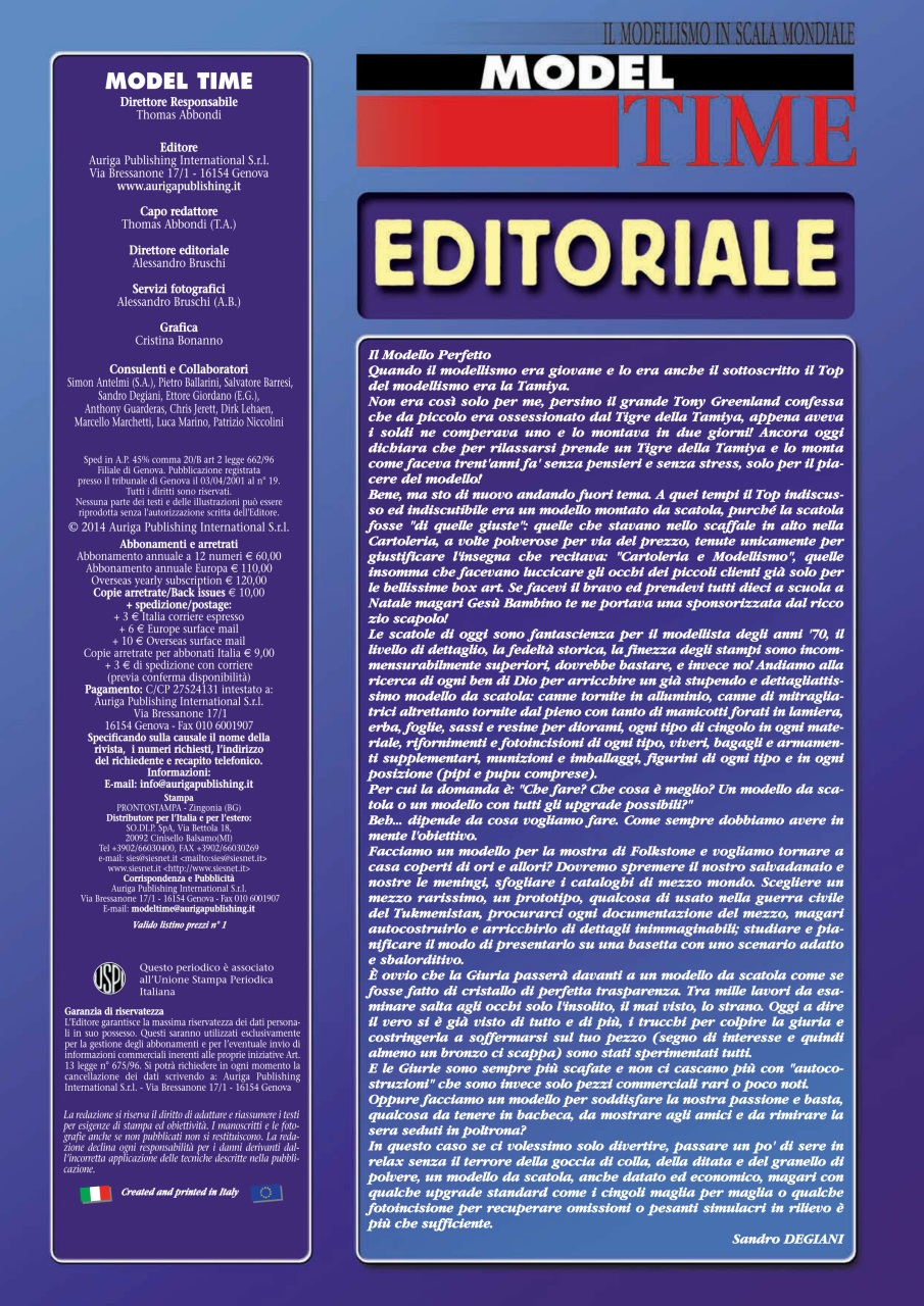 Model Time Preview Pages