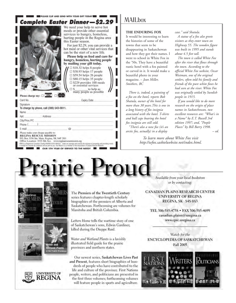 Prairies North Magazine Preview Pages