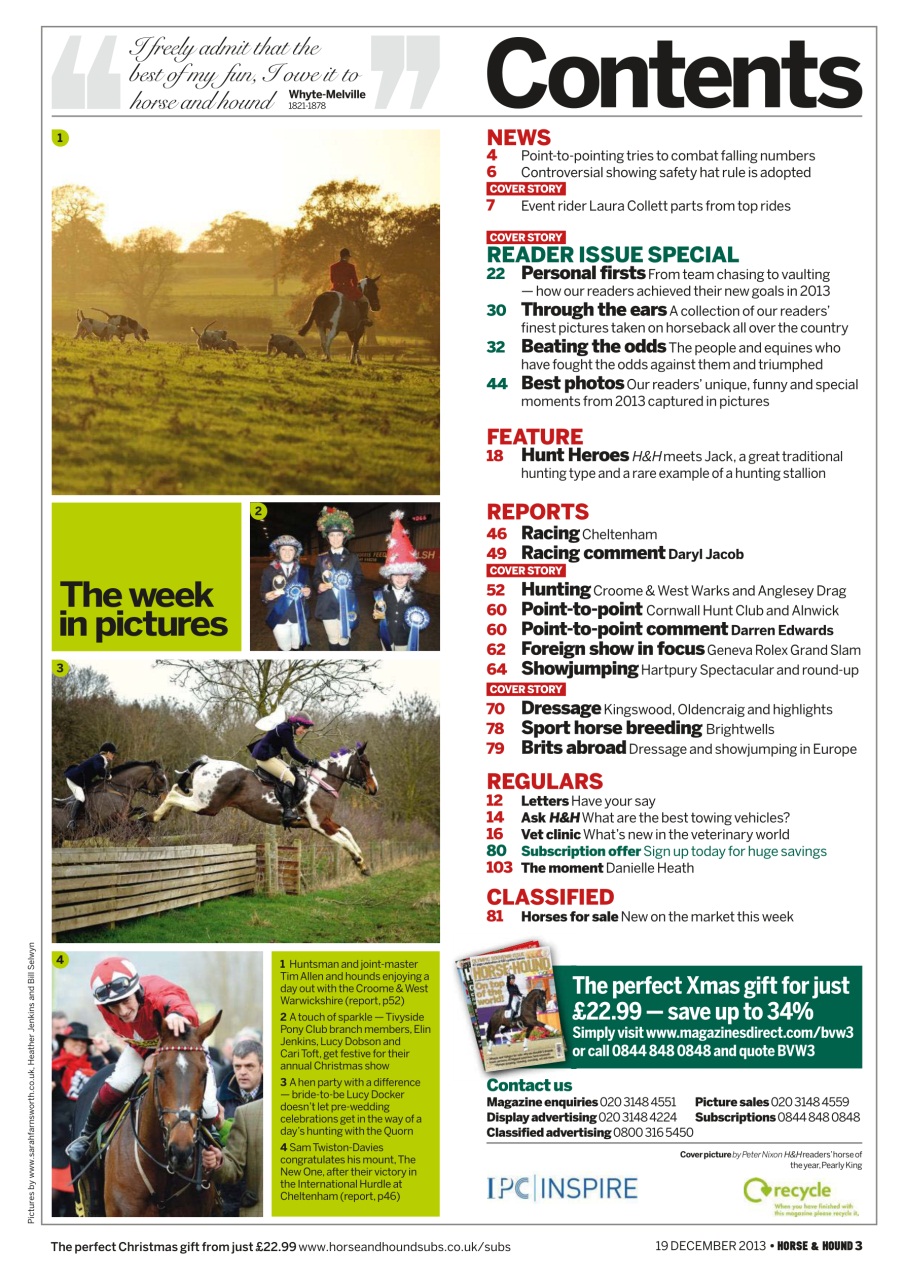 Horse & Hound Preview Pages
