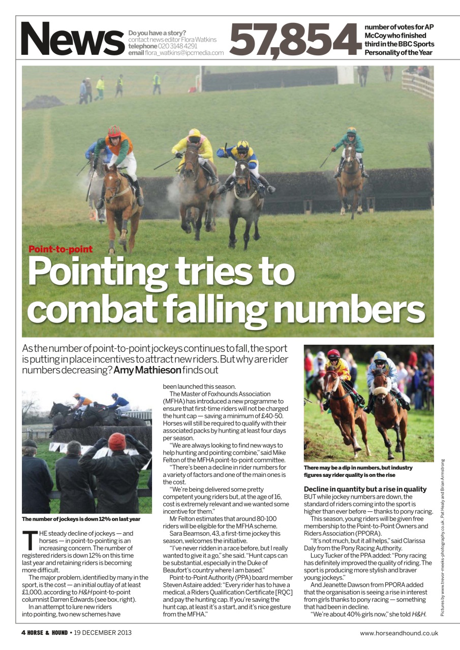 Horse & Hound Preview Pages