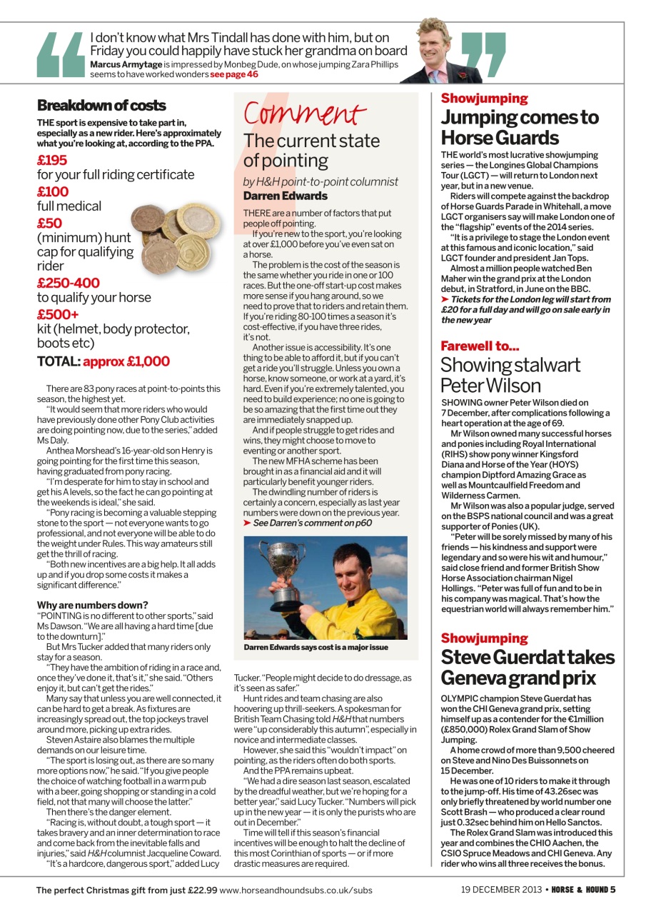 Horse & Hound Preview Pages