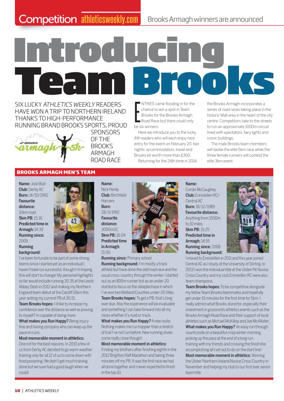 AW – Athletics Weekly Magazine Preview Pages