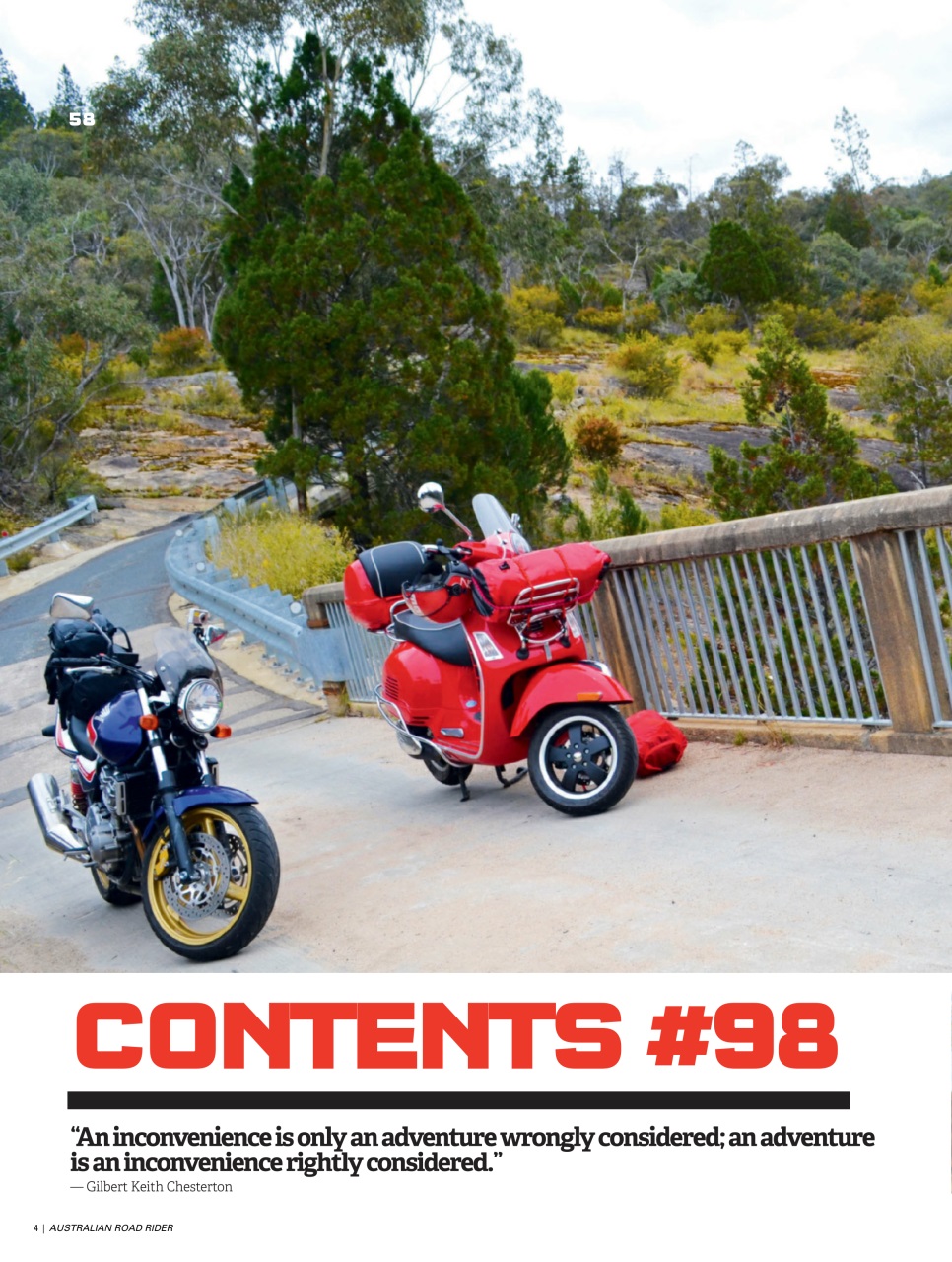 Australian Road Rider Preview Pages