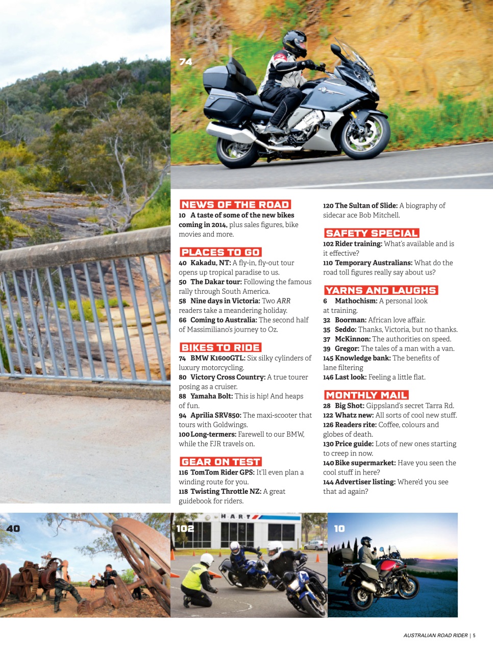 Australian Road Rider Preview Pages