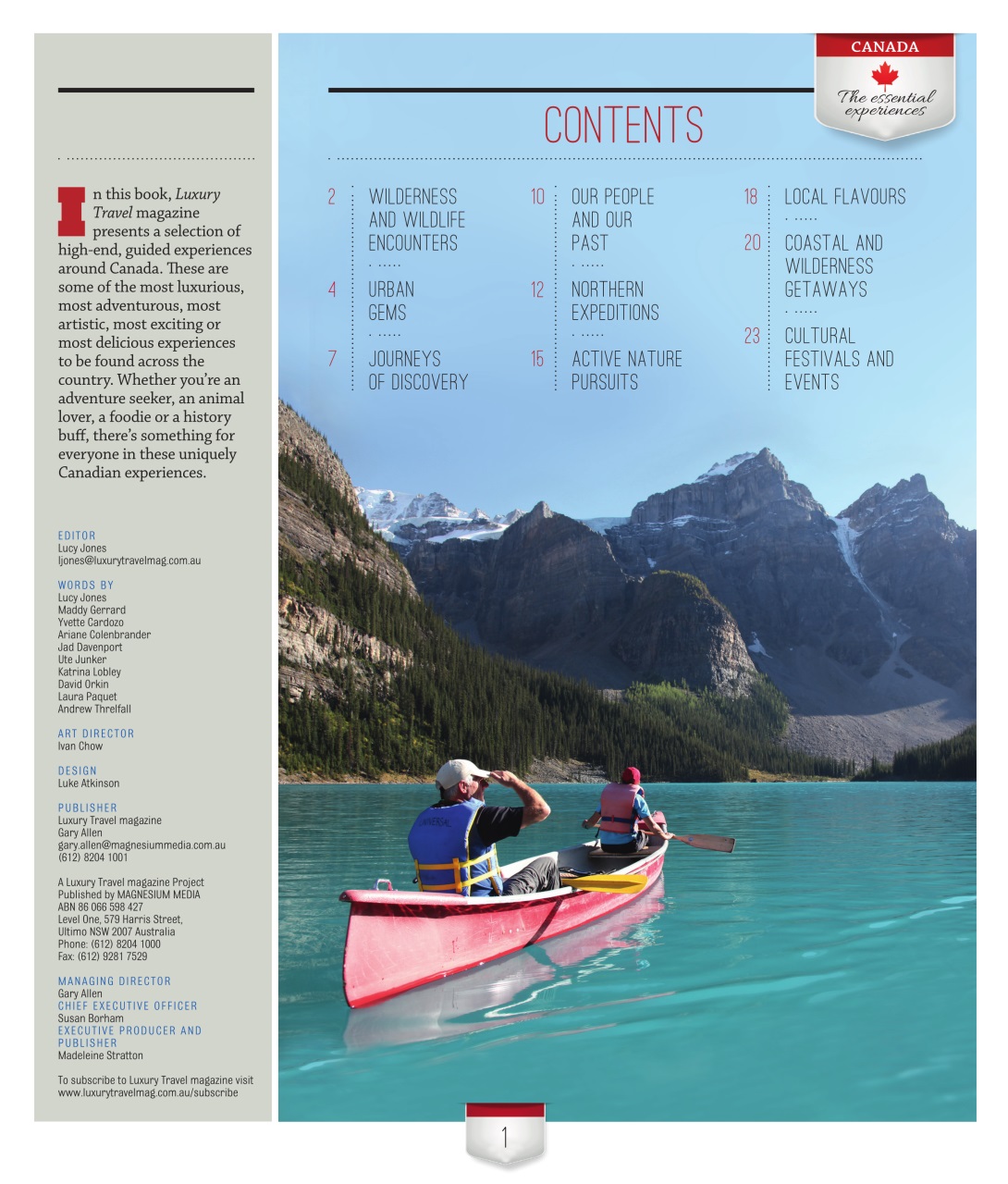 Luxury Travel Preview Pages