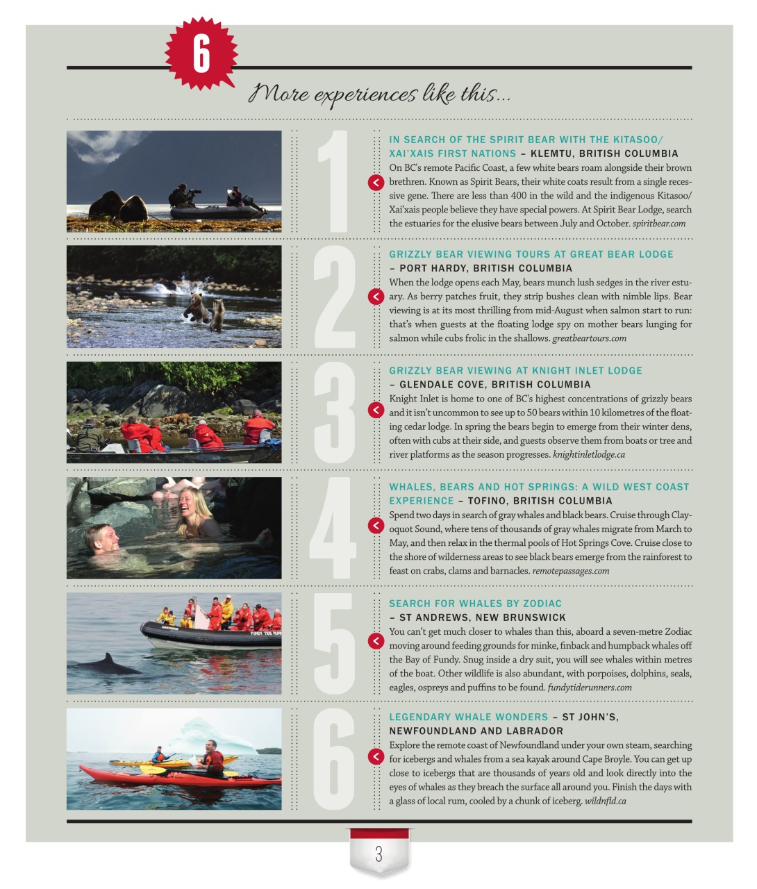 Luxury Travel Preview Pages
