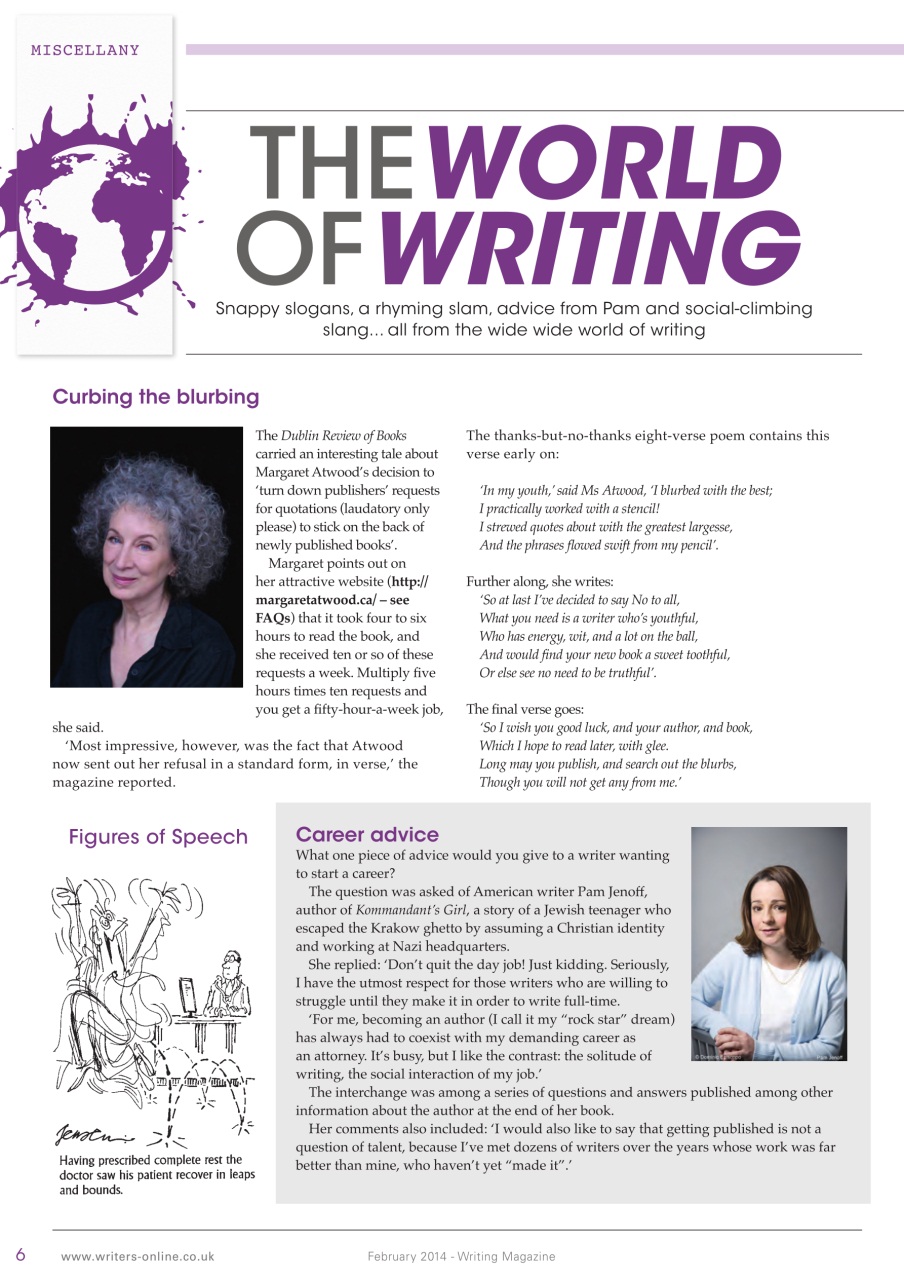 Writing Magazine Preview Pages