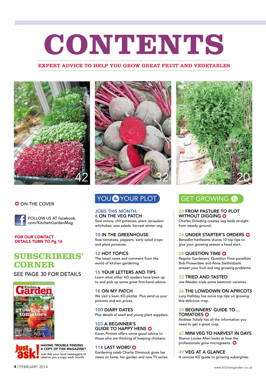 Kitchen Garden Magazine Preview Pages