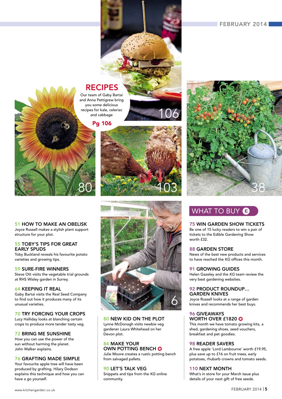 Kitchen Garden Magazine Preview Pages
