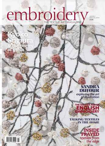 Embroidery Magazine issue Jan/Feb