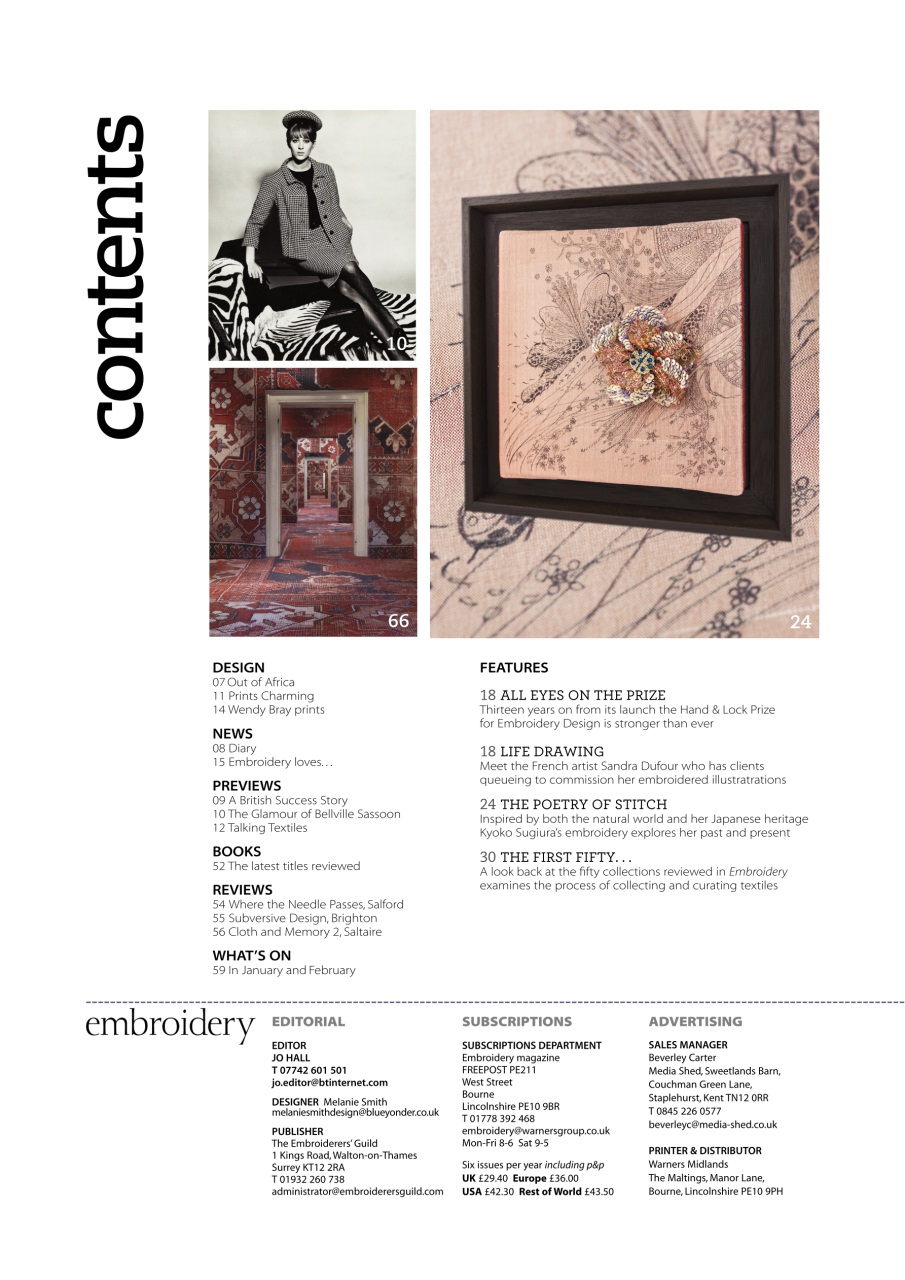 Embroidery Magazine Preview Pages