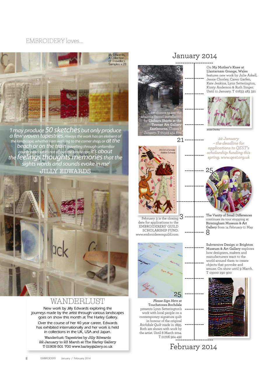 Embroidery Magazine Preview Pages