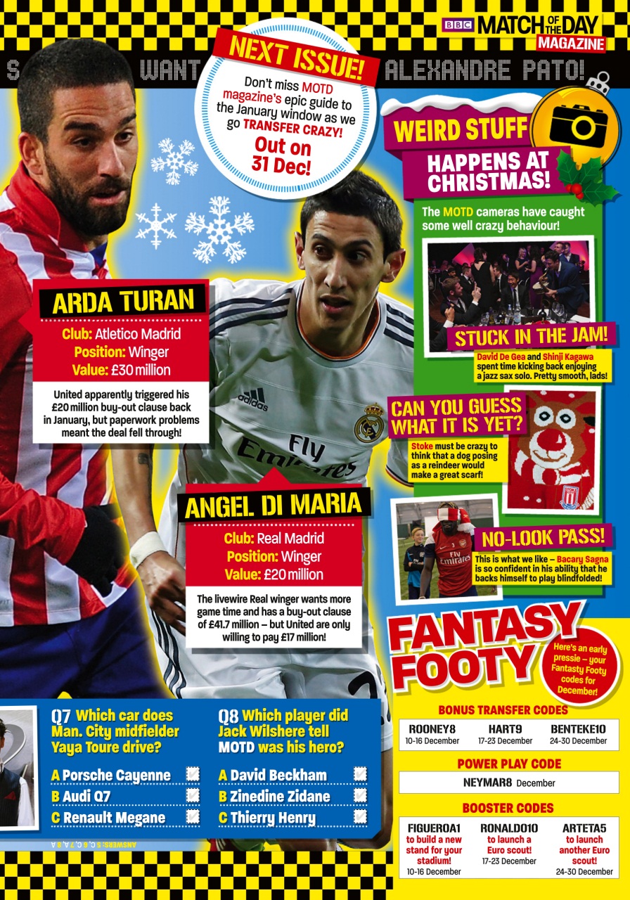 Match of the Day Preview Pages