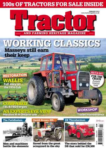 Tractor & Farming Heritage Magazine issue February 2014 TFH