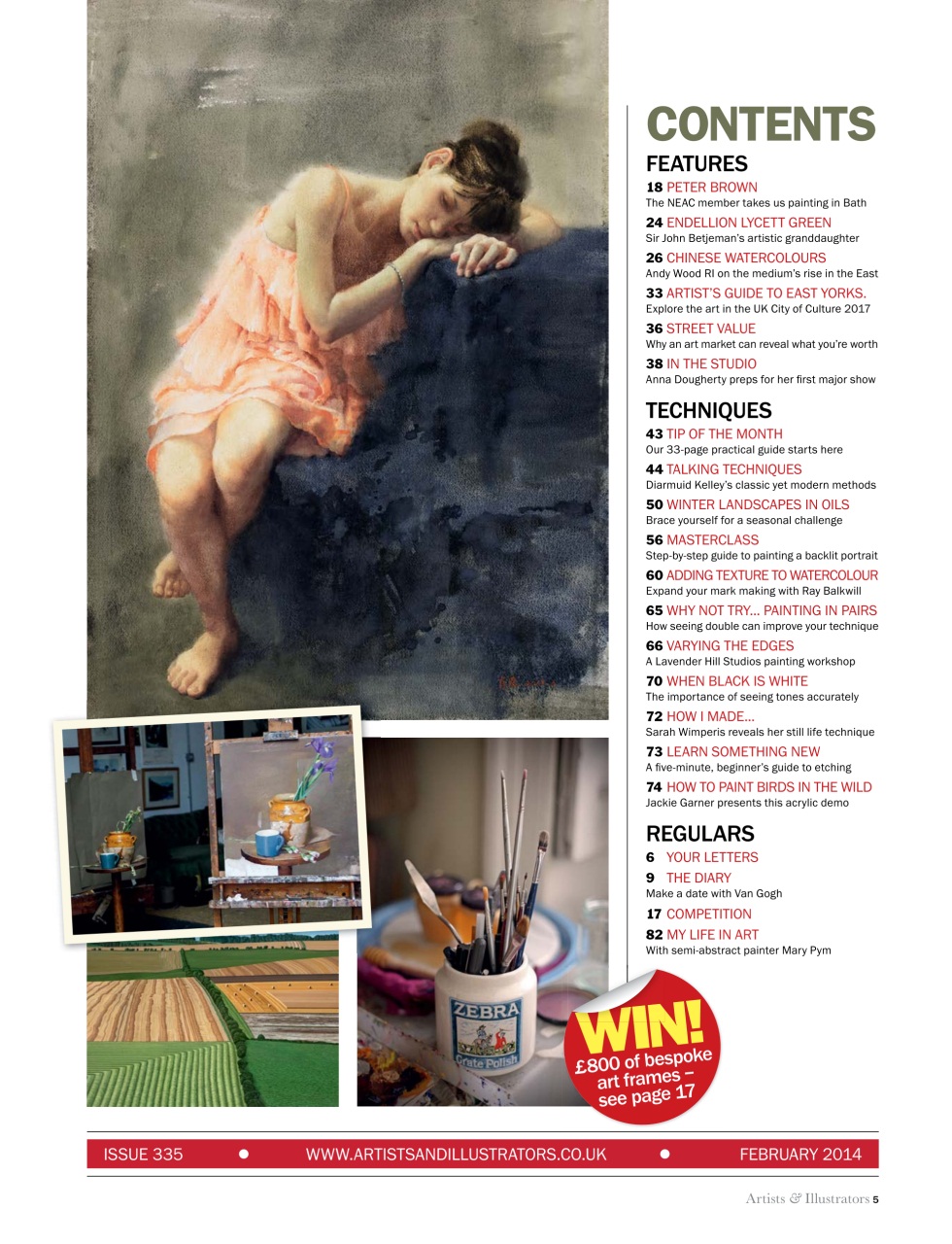 Artists & Illustrators Preview Pages