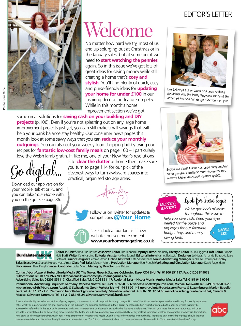 Your Home Magazine Preview Pages