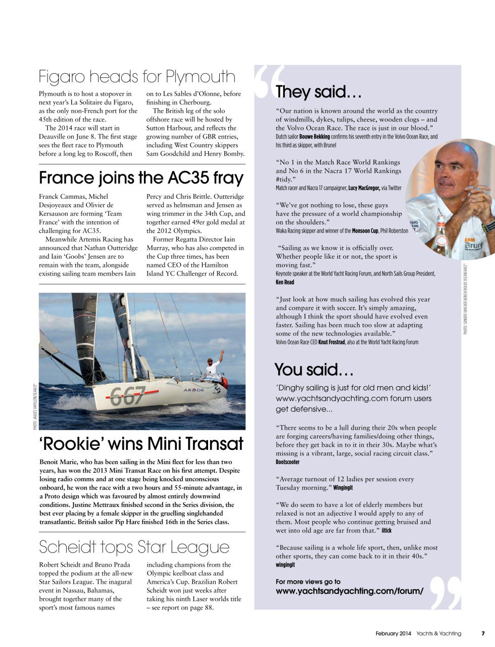 Yachts & Yachting Preview Pages