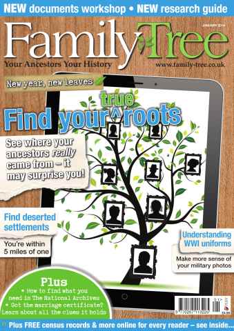 Family Tree issue Family Tree January 2014