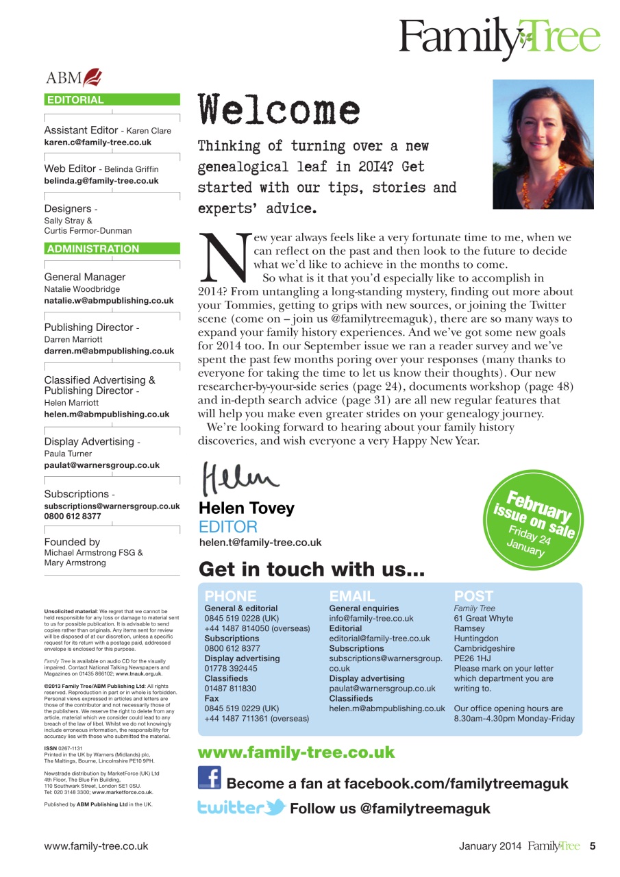 Family Tree Preview Pages