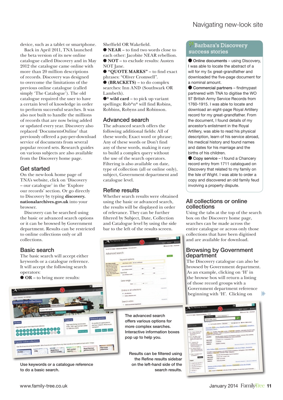 Family Tree Preview Pages