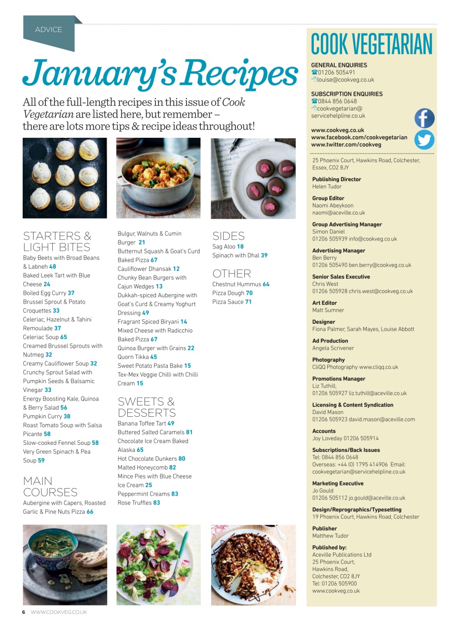 Veggie Magazine Preview Pages