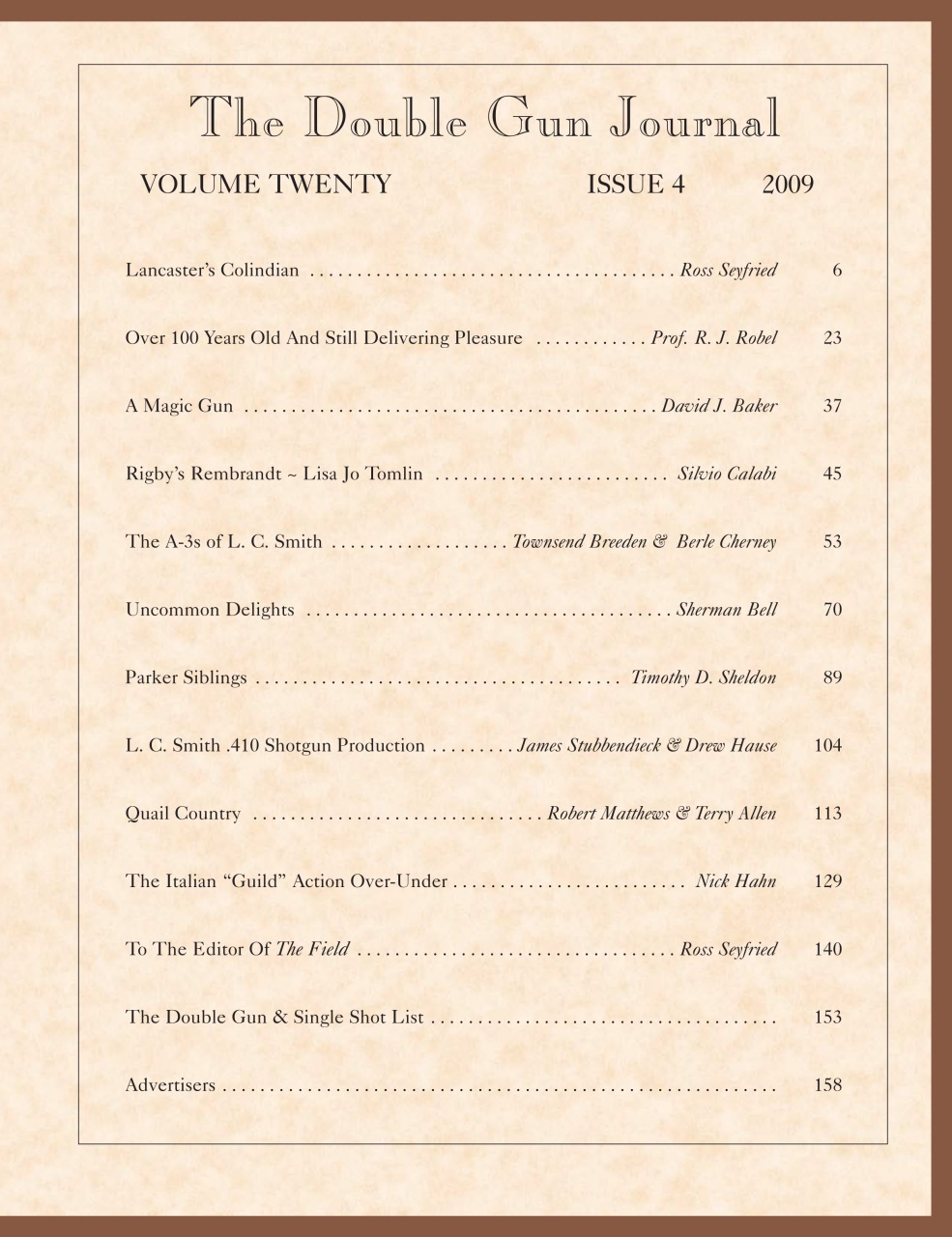 Double Gun Journal Preview Pages