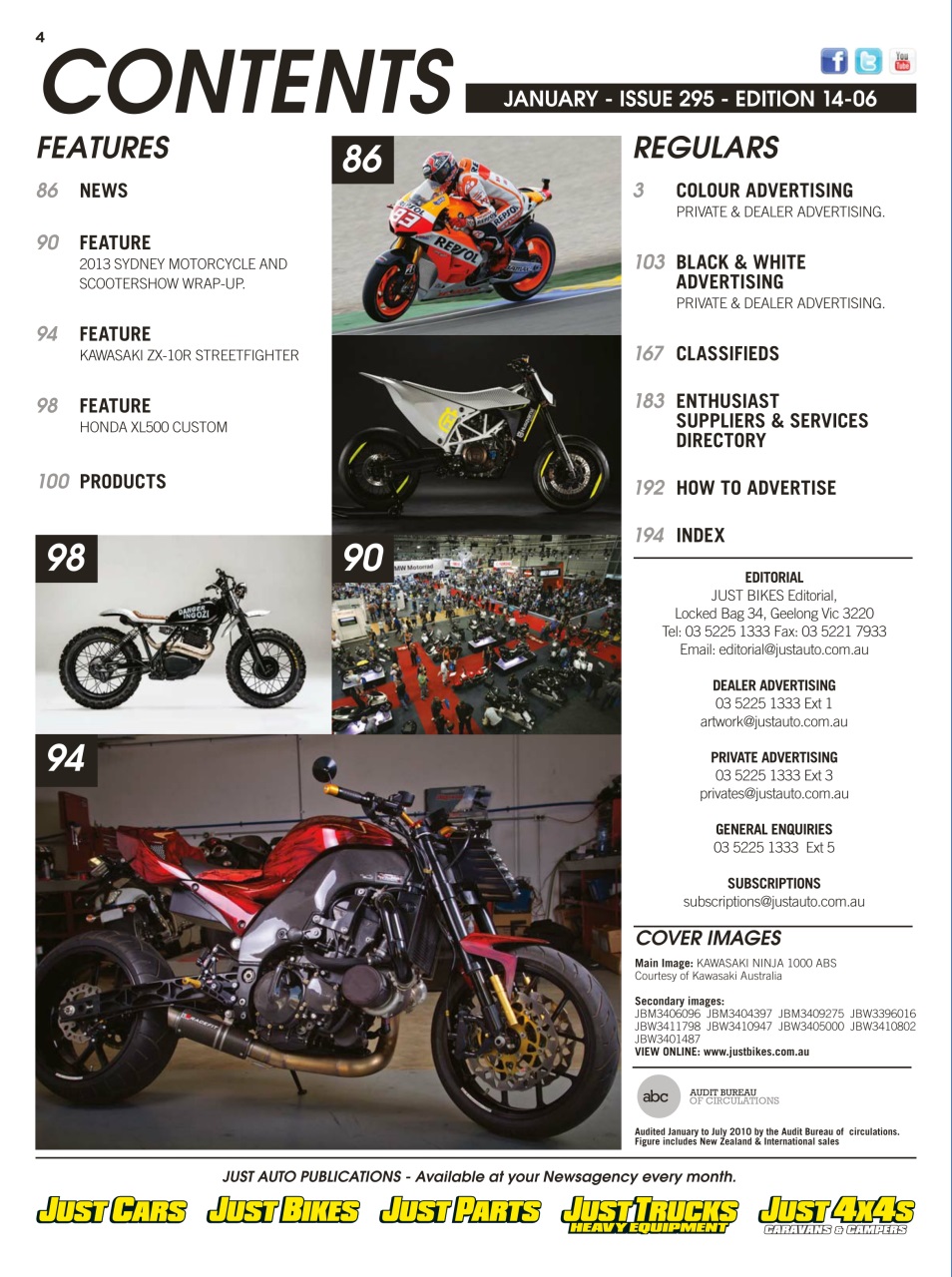 JUST BIKES Preview Pages
