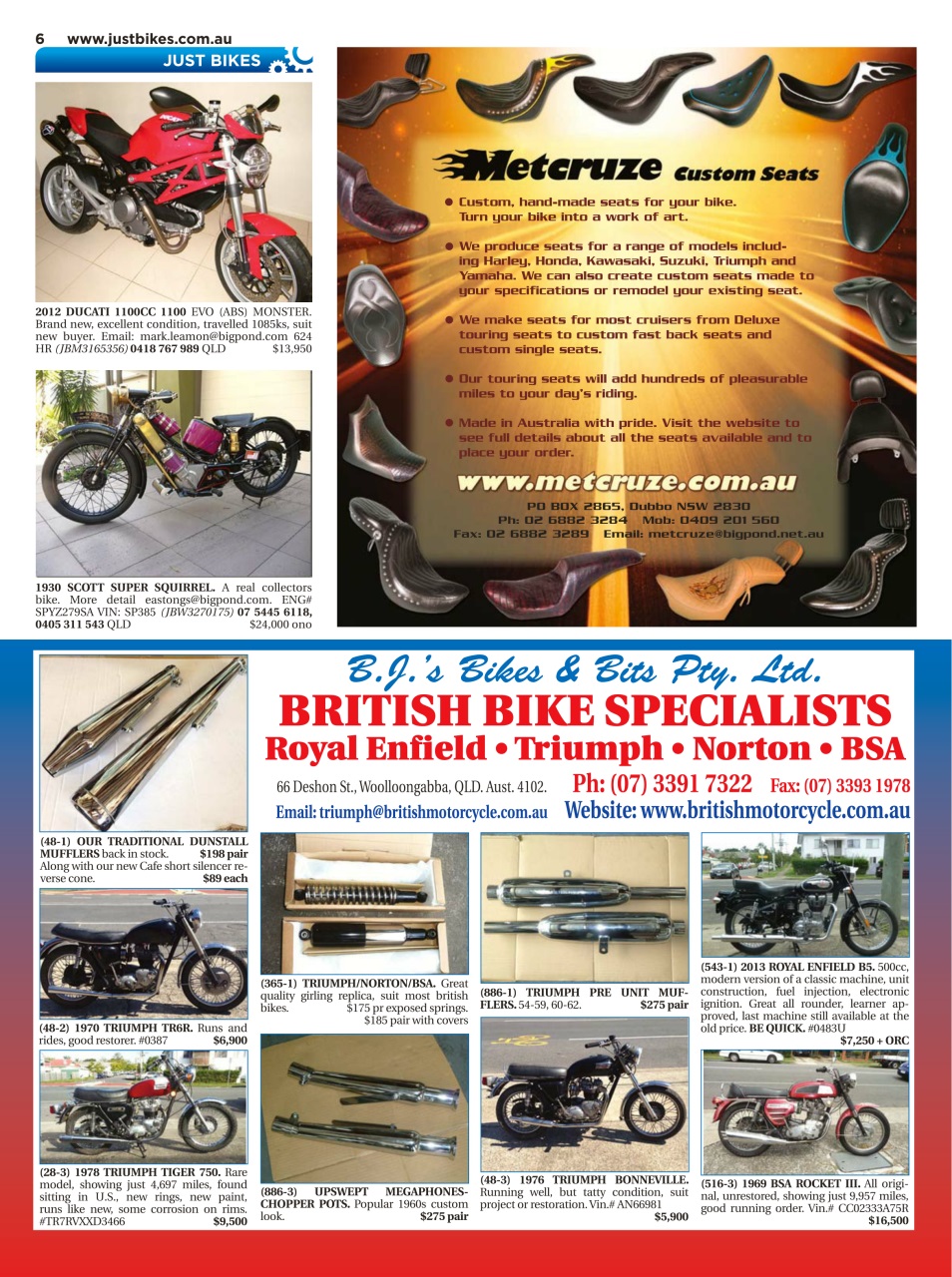 JUST BIKES Preview Pages