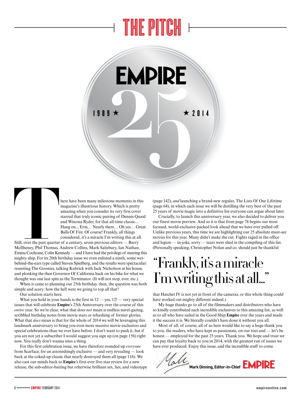 Empire Preview Pages