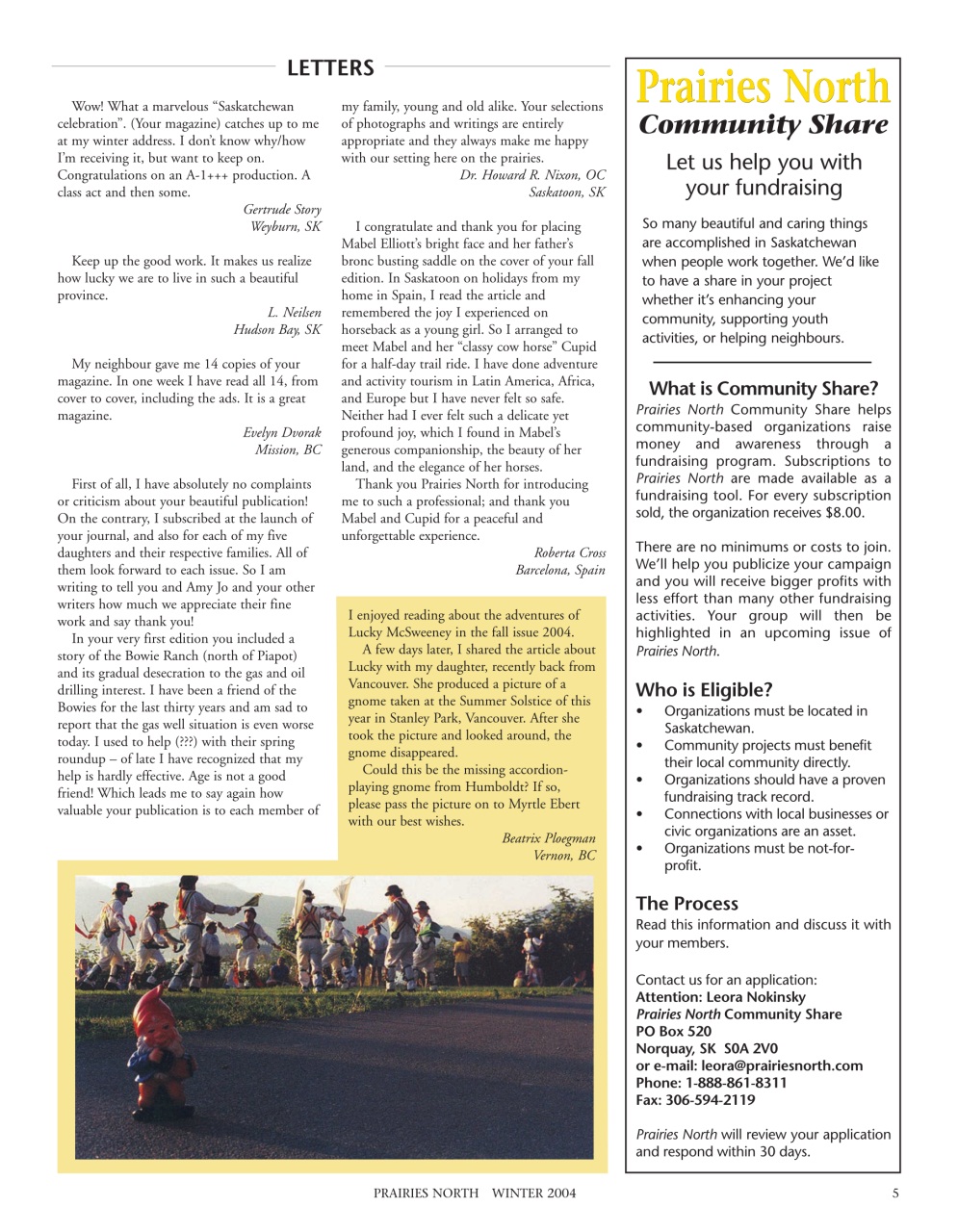 Prairies North Magazine Preview Pages