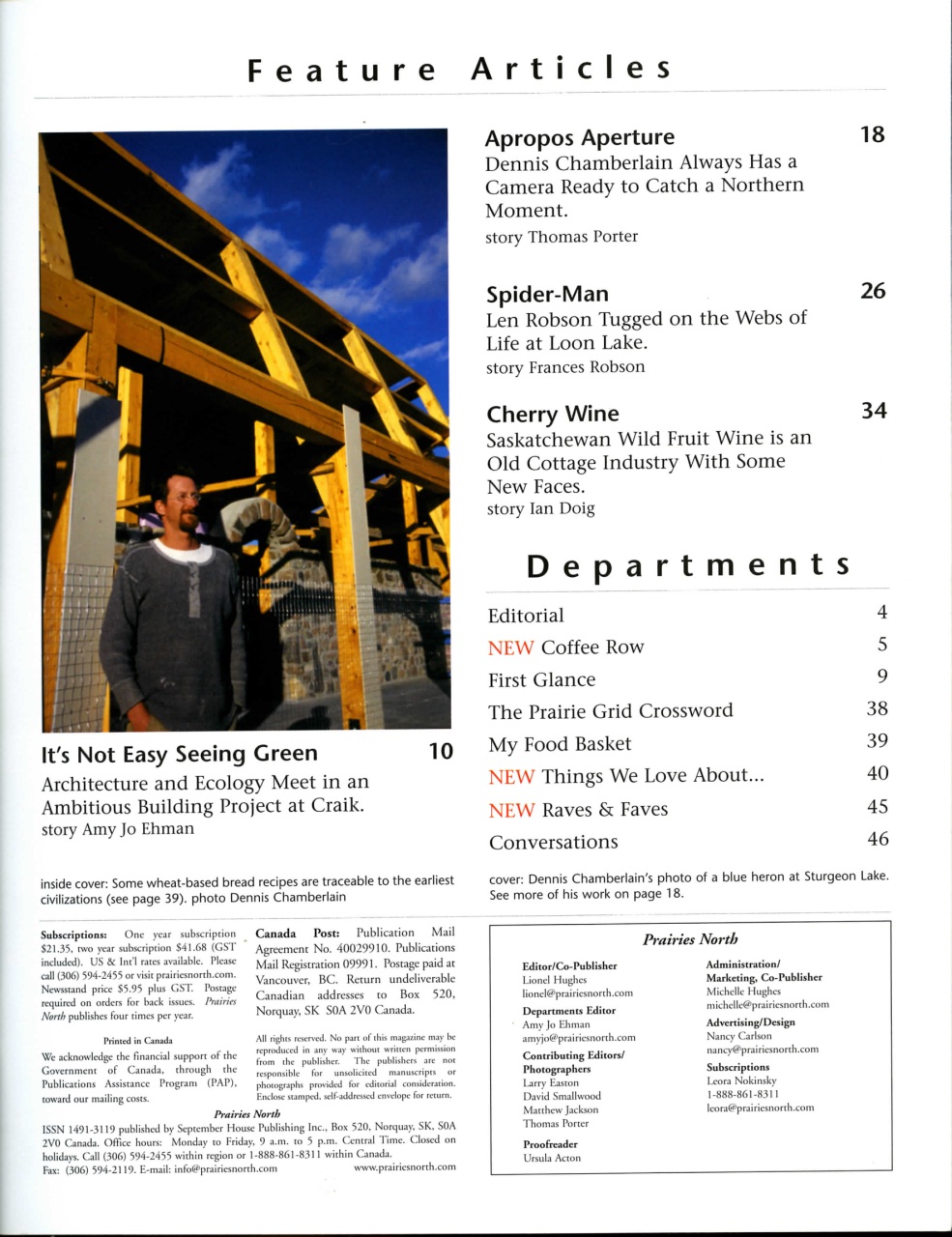 Prairies North Magazine Preview Pages