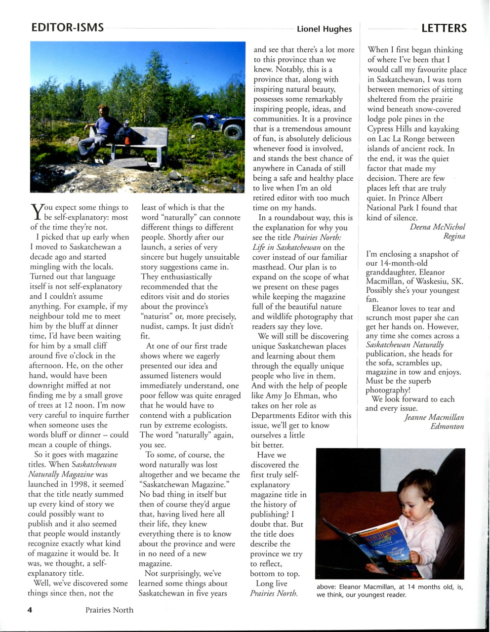 Prairies North Magazine Preview Pages