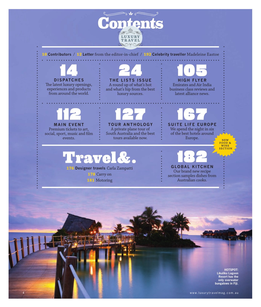 Luxury Travel Preview Pages