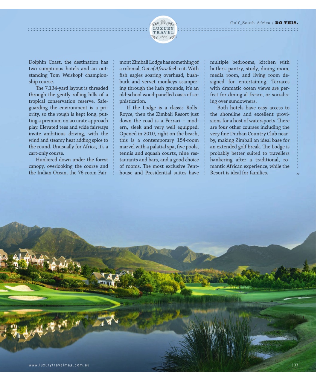 Luxury Travel Preview Pages